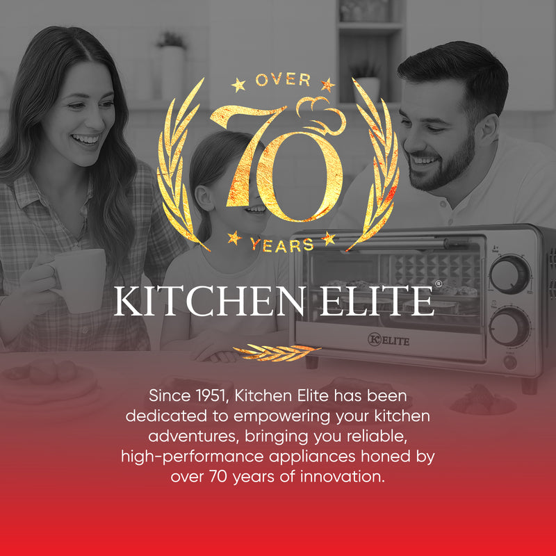 Kitchen Elite 4 Slice Toaster Oven