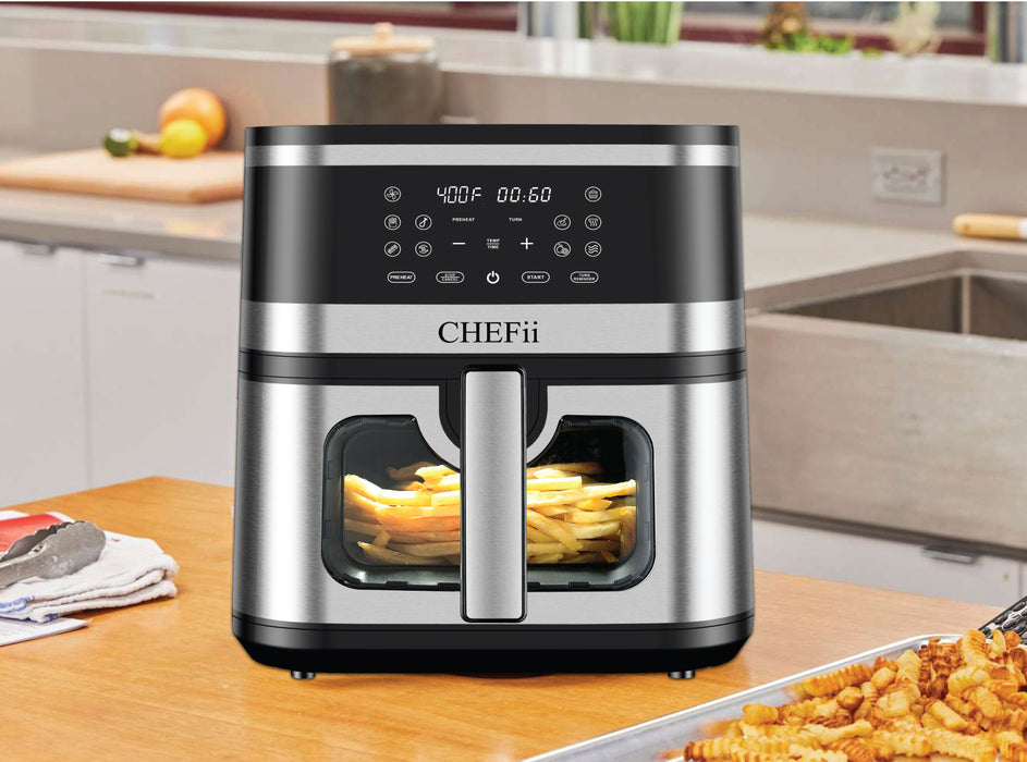 Chefii Air Fryer 8.5 Air Fryer WIth WIndow