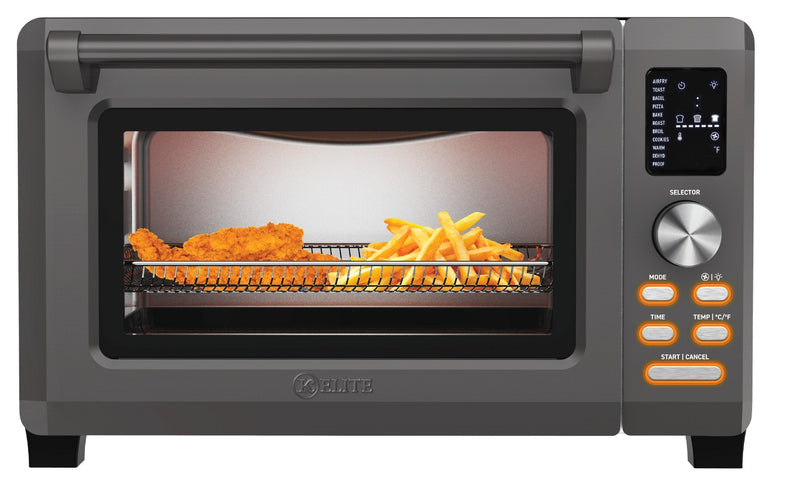 Kitchen Elite 26QT Gray Air Fryer Oven Stainless Steel