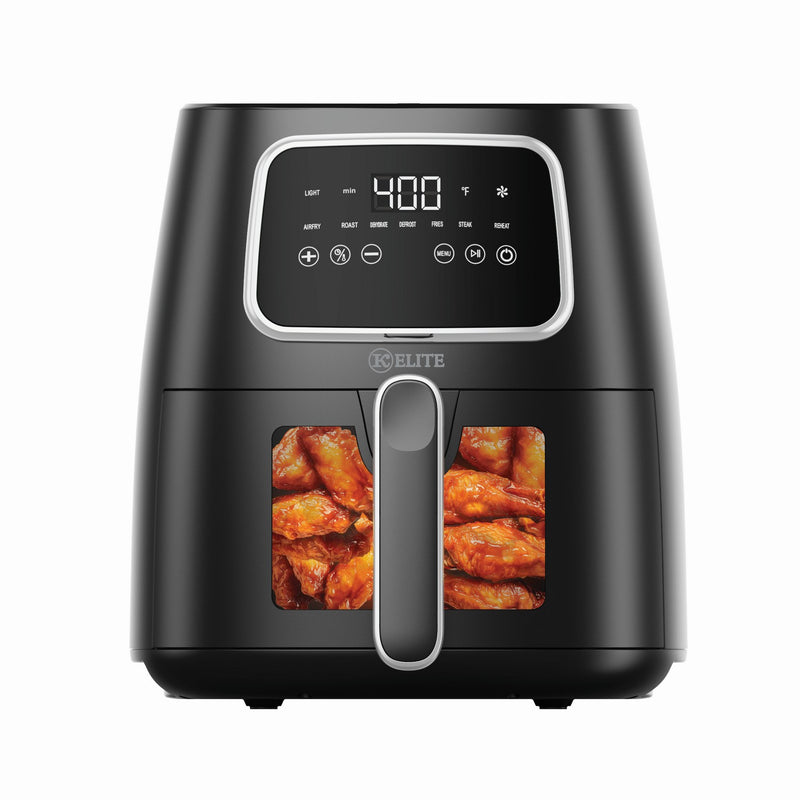 Kitchen Elite 5.5 Quart Black Air Fryer