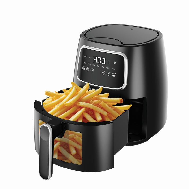 Kitchen Elite 5.5 Quart Black Air Fryer