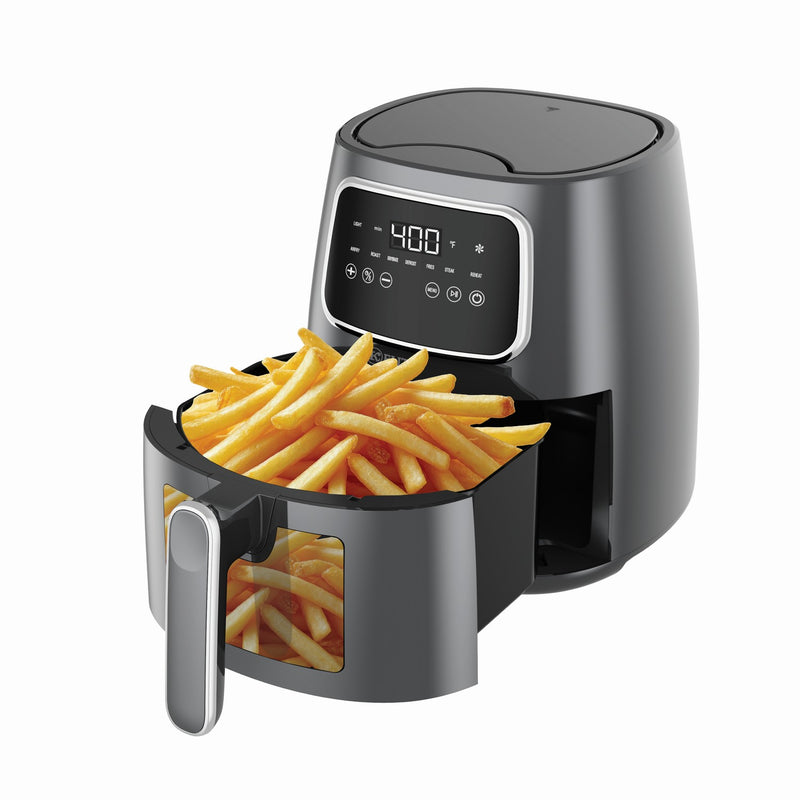 Kitchen Elite 5.5 Quart Gray Digital Air Fryer