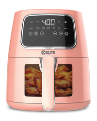 Kitchen Elite 5.5 Quart Peach Digital Air Fryer