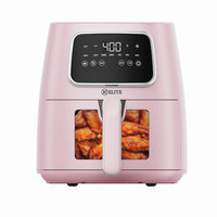 Kitchen Elite 5.5 Quart Pink Digital Air Fryer