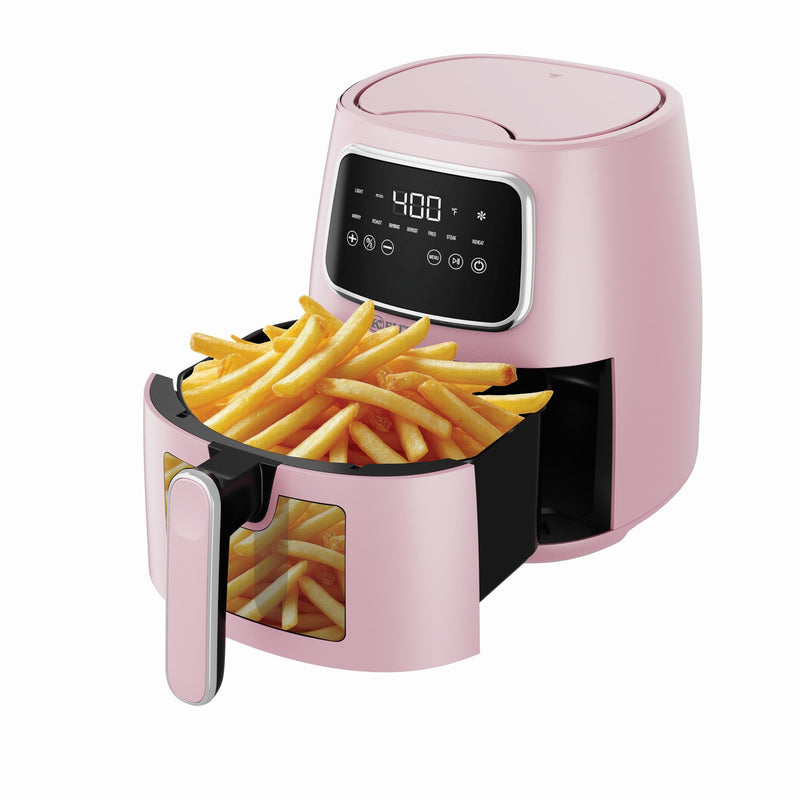 Kitchen Elite 5.5 Quart Pink Digital Air Fryer