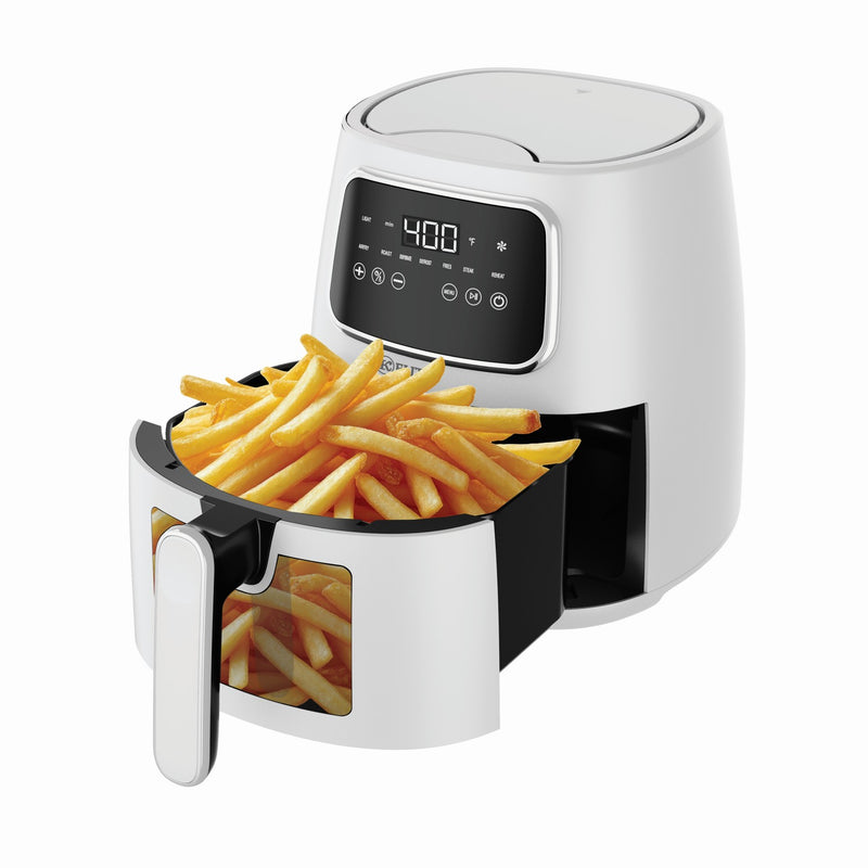 Kitchen Elite 5.5 Quart White Digital Air Fryer