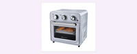 Kitchen Elite 22QT Air Fryer Oven with Convection, Stainless Steel, 3 Knob Control, 200–450°F