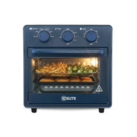 Kitchen Elite 16 Quart Mechanical Air Fryer - Blue