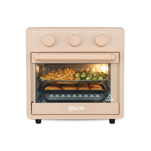 Kitchen Elite 16 Quart Mechanical Air Fryer - Orange/Spice