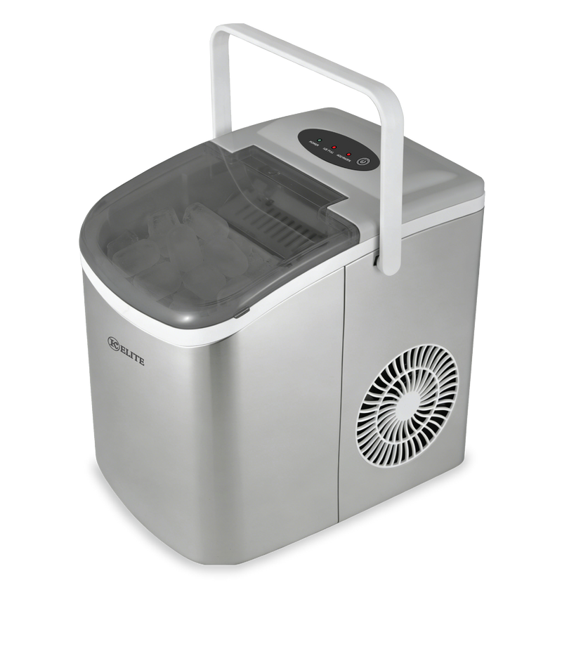 Kitchen Elite Portable Countertop Ice Maker – Silver
