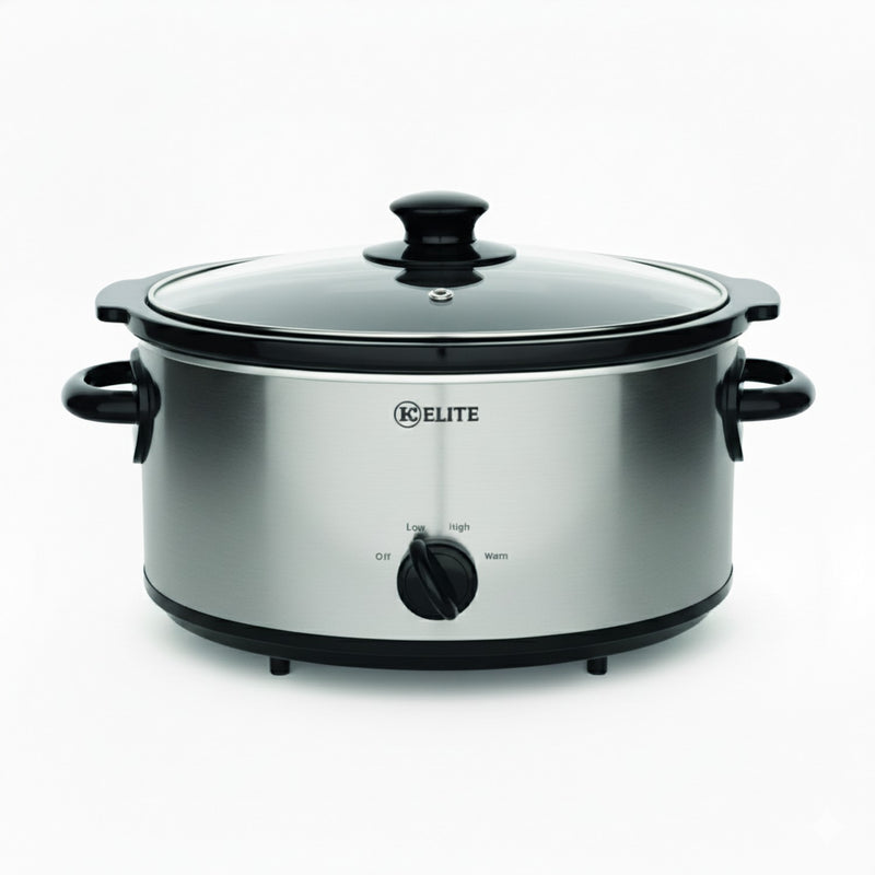 Kitchen Elite 6-Quart Slow Cooker