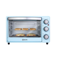 Kitchen Elite 6-Slice Countertop Toaster Oven with Adjustable Temperature and 60-Minute Timer - Blue
