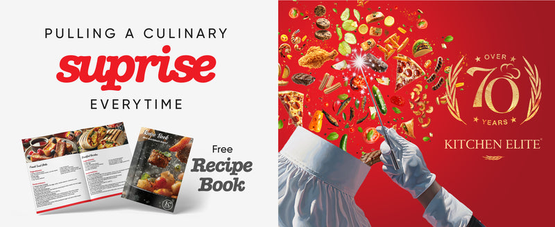 Kitchen Elite 5 Quart Large Digital Air Fryer Oven Family Size Countertop Oil-Free Cooker with Viewing Window & Light, PFAS-Free Nonstick Basket, Black